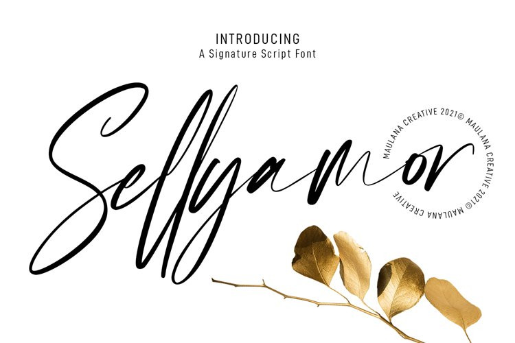 Sellyamor Font Sellyamor Font