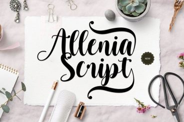 Allenia Script Font