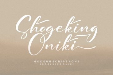 Shogeking Oniki Font