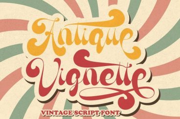 Antique Vignette Font