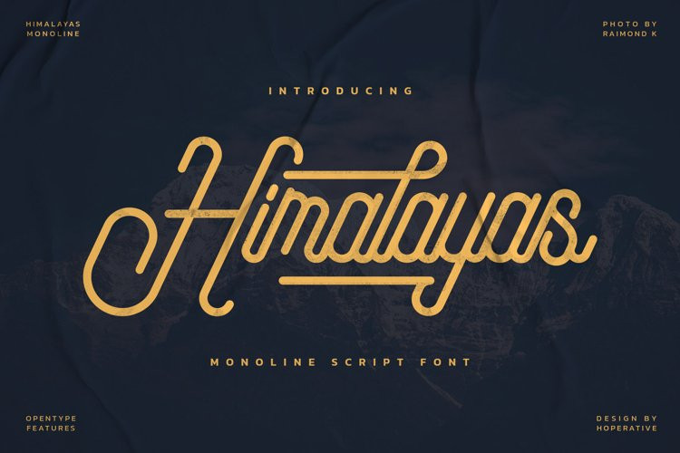 Himalayas Font