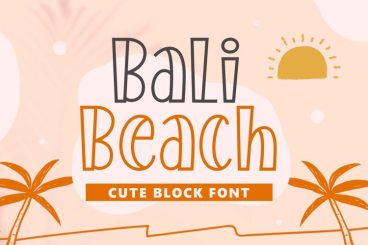 Bali Beach Font
