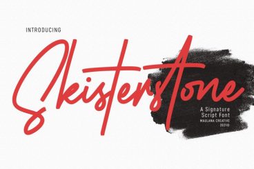 Skisterstones Font
