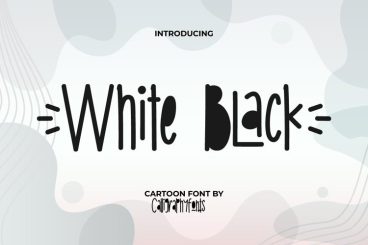White Black Font