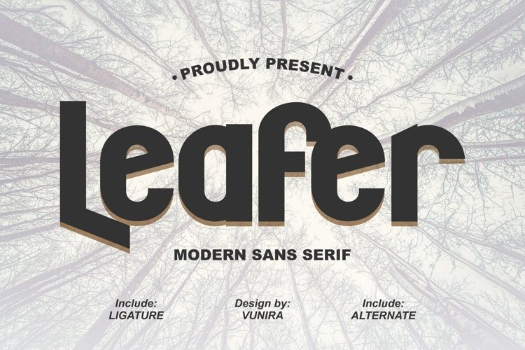 Leafer Font