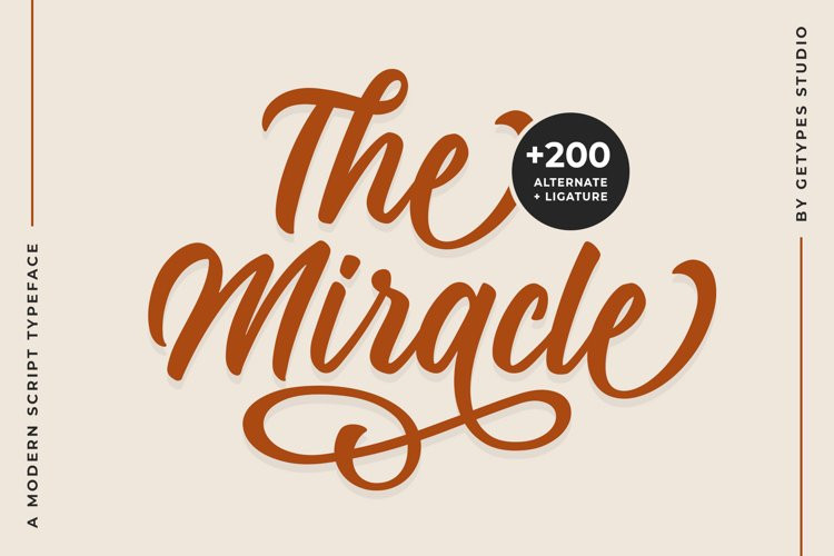 The Miracle Font - Free Font