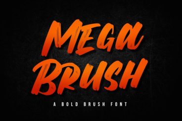 Mega Brush Font