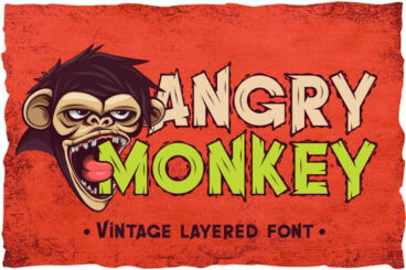 Angry Monkey Font