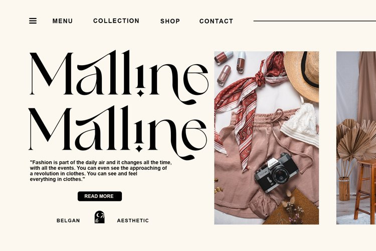 Belgan Aesthetic Font