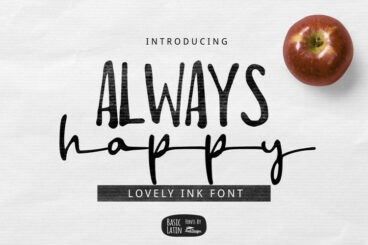 Always Happy Ink Font
