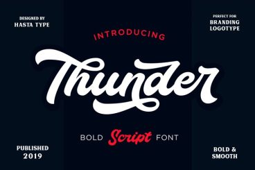 Thunder Font