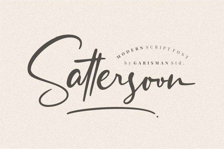 Sattersoon Font Sattersoon Font