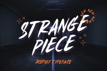 Strange Piece Font