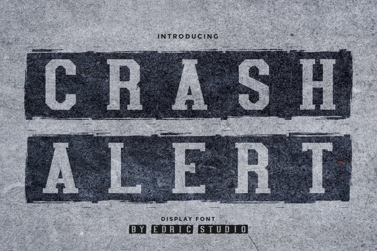 Crash Alert Font
