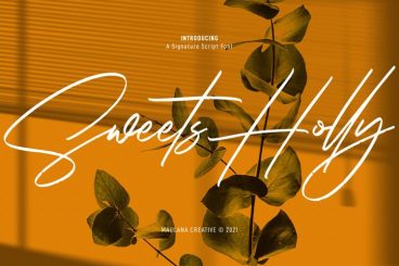 Sweets Holly Font