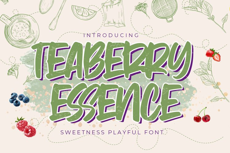 Teaberry Essence Font Teaberry Essence Font