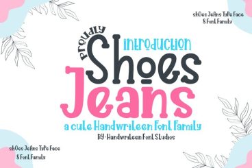 Shoes Jeans Font