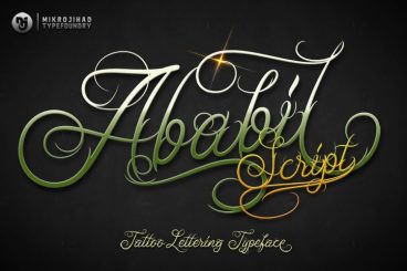 Ababil Script Font