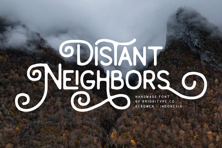 Distant Neighbors Font Distant Neighbors Font