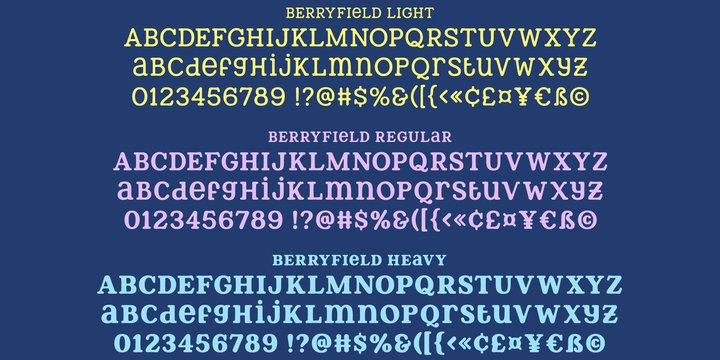 Berryfield Font