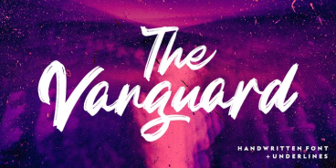 The Vanguard Font