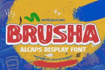 BRUSHA Font
