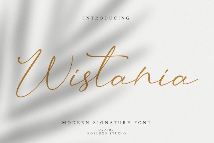 Wistania Font Wistania Font