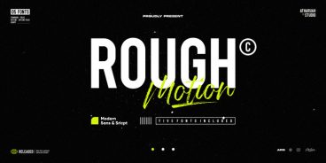 Rough Motion Font