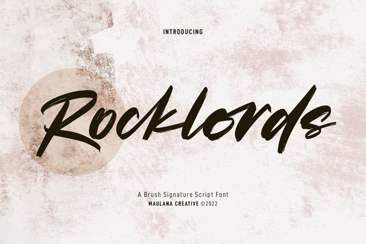 Rocklords Font Rocklords Font