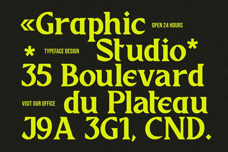 Sirkle Font Sirkle Font