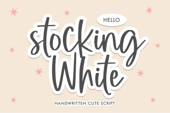 Stocking White Font - Free Font