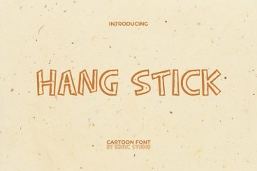 Hang Stick Font
