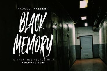 Black Memory Font