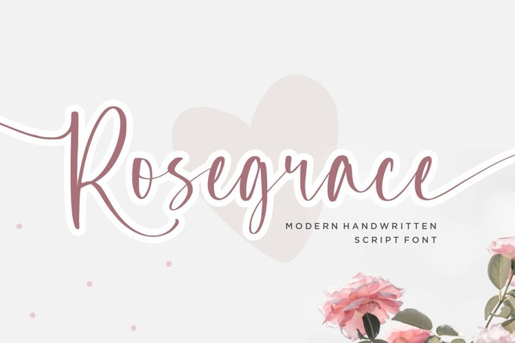 Rosegrace Font Rosegrace Font