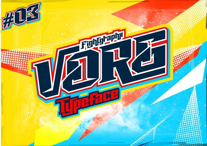 Vorg typeface Vorg typeface