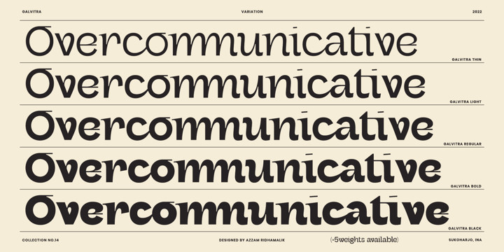 Galvitra Font