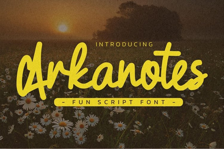 Arkanotes Font Arkanotes Font
