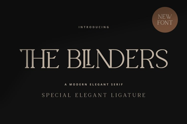 The Blinders Font
