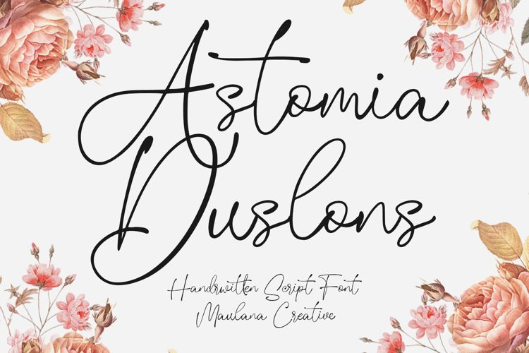 Astomia Duslons Font Astomia Duslons Font