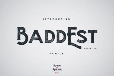 Baddest Font