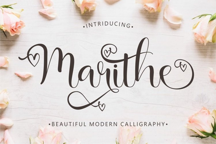 Marithe Font Marithe Font