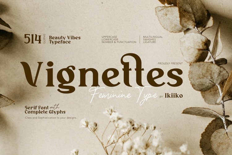 Vignettes Font Vignettes Font
