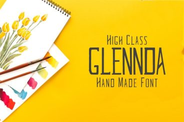 Glennda Handmade Font