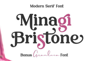 Minagi Bristone Font