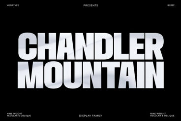 Chandler Mountain Font