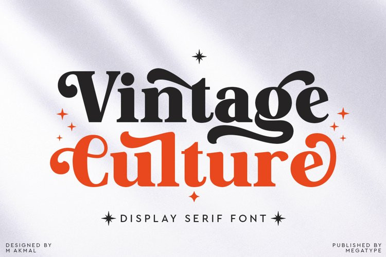 Vintage Culture Font Vintage Culture Font