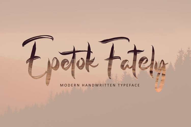 Epetok Fately font