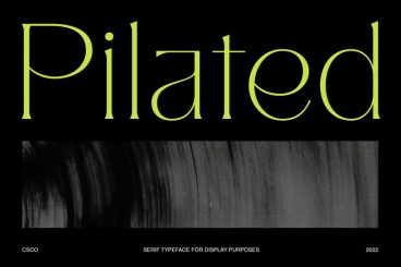Pilated Font