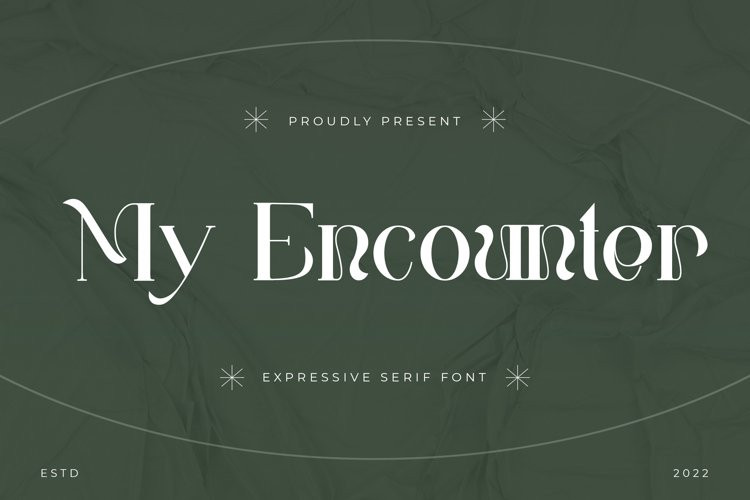 My Encounter Font - Free Font