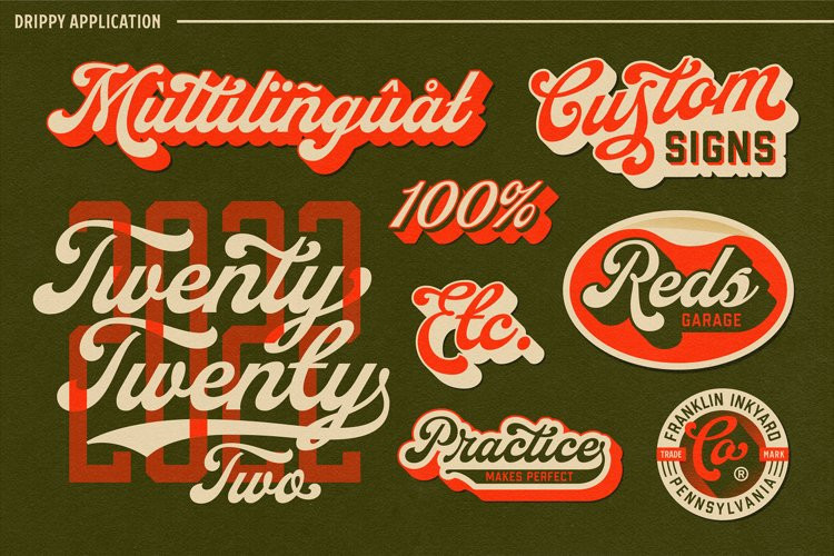 Drippy Font